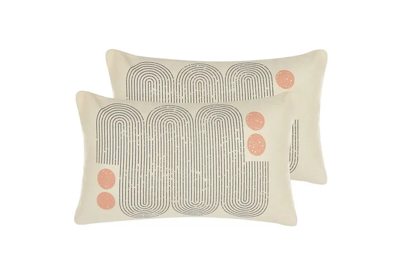 Prydnadskuddar Tiarella set om 2