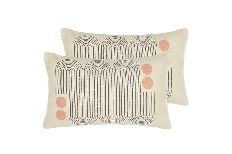 Prydnadskuddar Tiarella set om 2