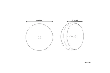Prydnadskuddar Udala Blå - Blå - Utemöbler & utemiljö - Dynor - Utomhuskuddar