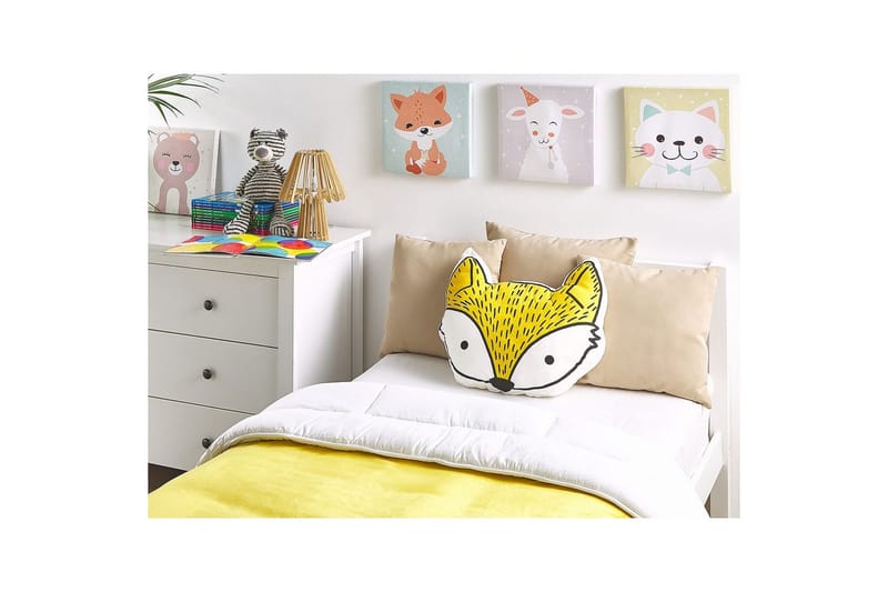 Prydnadskuddar Vadodara set om 2 Gul/Vit/Svart - Gul/Vit/Svart - Textil & mattor - Barntextilier - Barnkudde