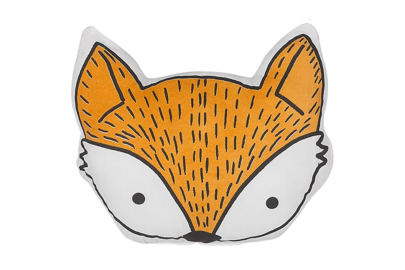Prydnadskuddar Vadodara set om 2 Orange/Vit/Svart - Orange/Vit/Svart - Utemöbler & utemiljö - Dynor - Sittdyna & ryggdyna utemöbler