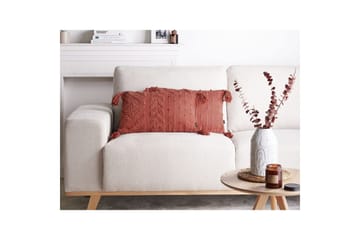 Prydnadskuddar Valvaria set om 2 Röd - Röd - Textil & mattor - Kudde & kuddfodral - Prydnadskudde & soffkudde