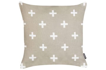 Prydnadskuddar Velleia set om 2 Beige/vit - Beige/vit - Textil & mattor - Kudde & kuddfodral - Prydnadskudde & soffkudde