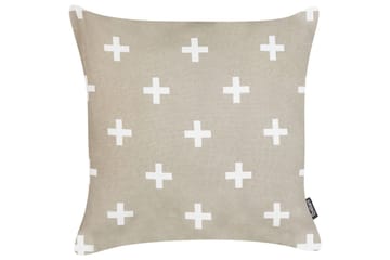 Prydnadskuddar Velleia set om 2 Beige/vit - Beige/vit - Utemöbler & utemiljö - Dynor - Övriga dynor
