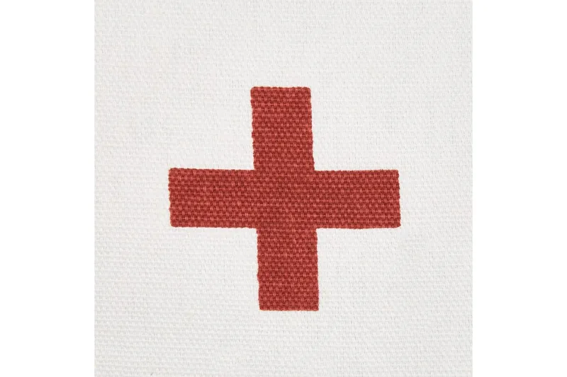 Prydnadskuddar Velleia set om 2 Vit/Röd - Vit/Röd - Textil & mattor - Kudde & kuddfodral - Prydnadskudde & soffkudde