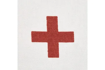 Prydnadskuddar Velleia set om 2 Vit/Röd - Vit/Röd - Textil & mattor - Kudde & kuddfodral - Prydnadskudde & soffkudde