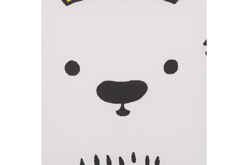 Prydnadskuddar Waranasi set om 2 Gul/Vit/Svart - Gul/Vit/Svart - Textil & mattor - Barntextilier - Barnkudde