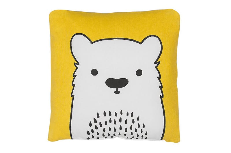 Prydnadskuddar Waranasi set om 2 Gul/Vit/Svart - Gul/Vit/Svart - Textil & mattor - Barntextilier - Barnkudde