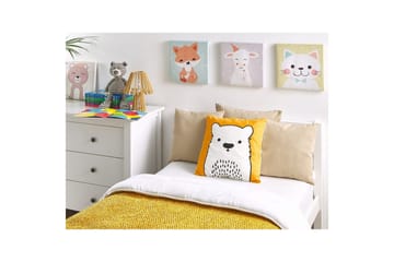 Prydnadskuddar Waranasi set om 2 Orange/Vit/Svart - Orange/Vit/Svart - Textil & mattor - Barntextilier - Barnkudde