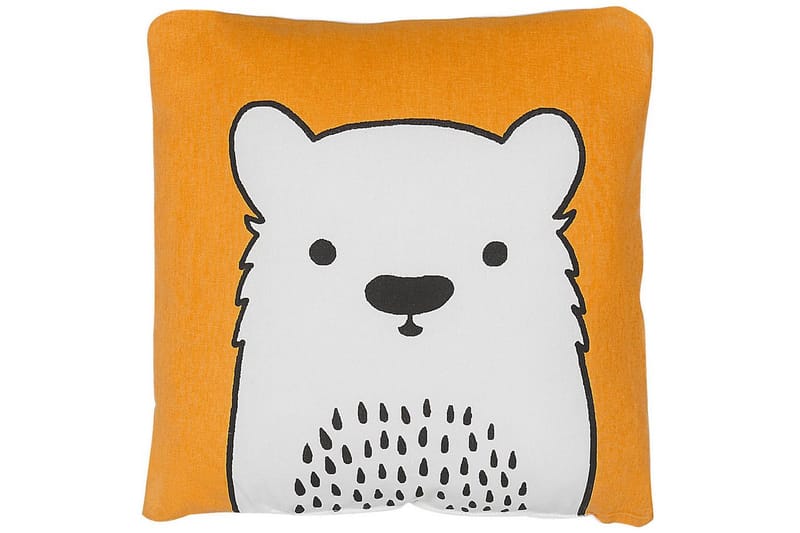 Prydnadskuddar Waranasi set om 2 Orange/Vit/Svart - Orange/Vit/Svart - Textil & mattor - Barntextilier - Barnkudde