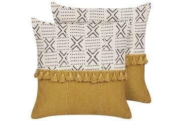 Prydnadskuddar Woodi set om 2 - Utemöbler & utemiljö - Dynor - Utomhuskuddar