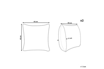 Prydnadskuddar Zamia set om 2 - Utemöbler & utemiljö - Dynor - Utomhuskuddar