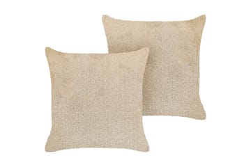 Prydnadskuddar Pilea set om 2 Beige