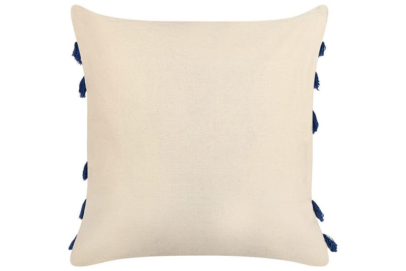 Prydnadskuddar Pleione set om 2 Beige/blå - Beige/blå - Utemöbler & utemiljö - Dynor - Utomhuskuddar