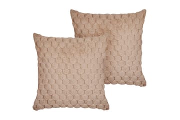 Prydnadskuddar Purslane set om 2 Beige