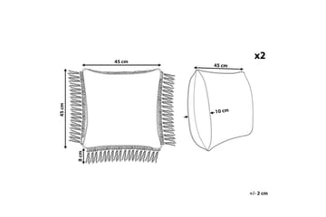 Prydnadskuddar Pallida set om 2 - Utemöbler & utemiljö - Dynor - Utomhuskuddar