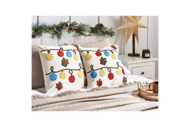 Prydnadskuddar Palmier set om 2 - Utemöbler & utemiljö - Dynor - Utomhuskuddar