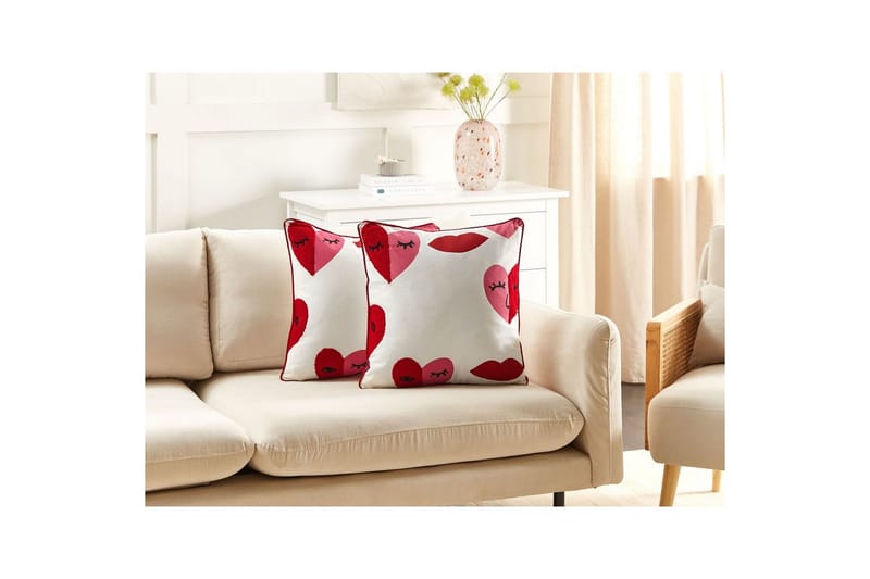 Prydnadskuddar Periwinkle set om 2 - Utemöbler & utemiljö - Dynor - Utomhuskuddar