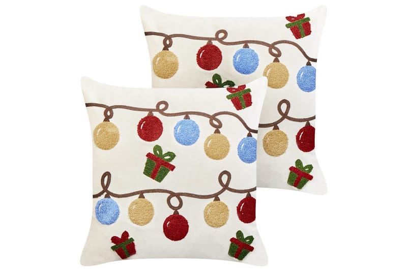 Prydnadskuddar Palmier set om 2