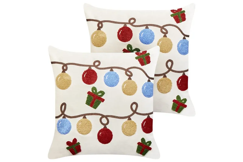 Prydnadskuddar Palmier set om 2