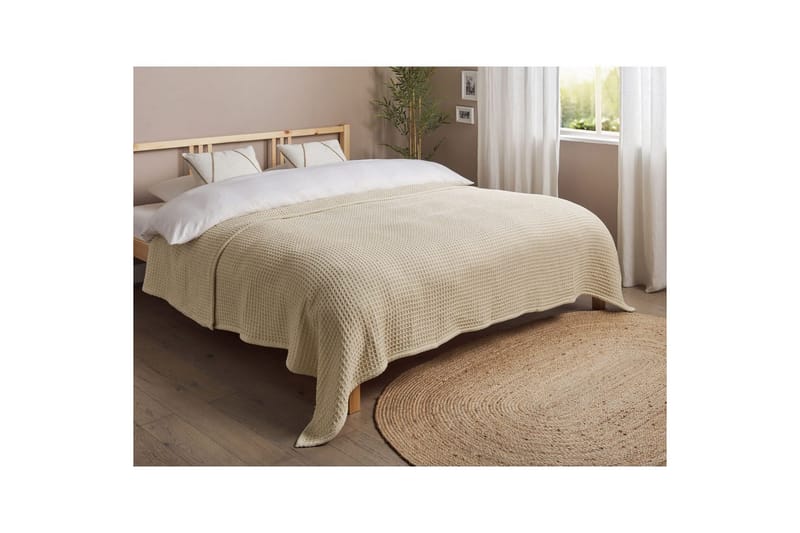 Sängöverkast Chagyl Beige, 220x240 cm - Beige, 220x240 cm - Utemöbler & utemiljö - Dynor - Soffdyna & bänkdyna utemöbler