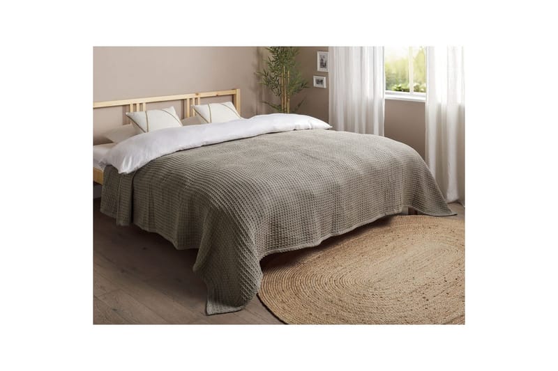 Sängöverkast Chagyl Taupe, 220x240 cm - Taupe, 220x240 cm - Textil & mattor - Sängkläder - Överkast - Överkast dubbelsäng