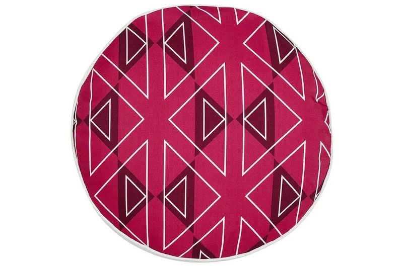 Santa Rosa Utomhuskudde 40 cm Rund, Rosa/Vit