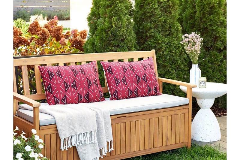 Santa Rosa Utomhuskudde 42x60 cm - Rosa/Vit - Utemöbler & utemiljö - Dynor - Utomhuskuddar