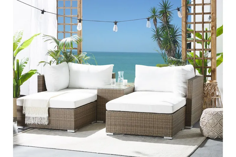 Bochini Dynfodral 66x86 cm - Krämvit - Utemöbler & utemiljö - Dynor - Sittdyna & ryggdyna utemöbler