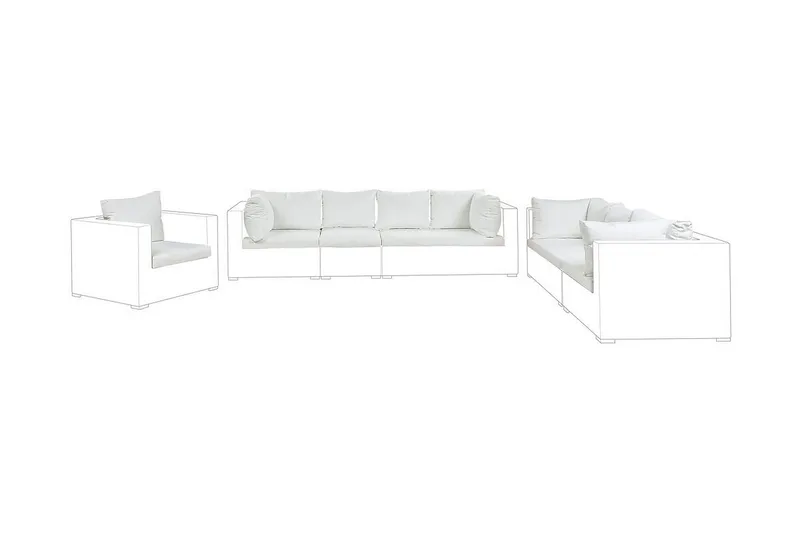 Melantha Dynfodral 75x120 cm - Krämvit - Utemöbler & utemiljö - Övrigt utemöbler - Tillbehör utemöbler - Klädselpaket utemöbler