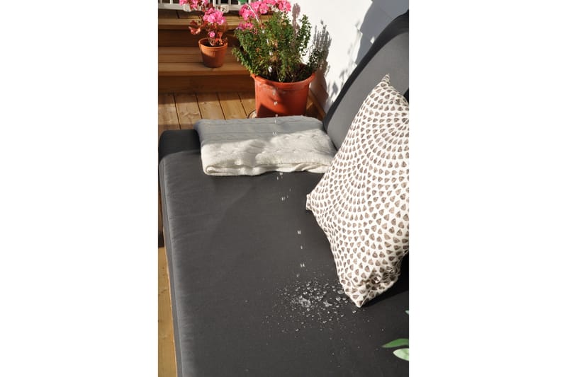 Sittdyna Royal Palle 120x80 cm Vattenavvisande Svart - Fritab - Utemöbler & utemiljö - Dynor - Sittdyna & ryggdyna utemöbler