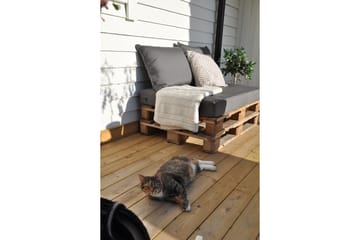 Sittdyna Royal Palle 120x80 cm Vattenavvisande Svart - Fritab - Utemöbler & utemiljö - Dynor - Sittdyna & ryggdyna utemöbler