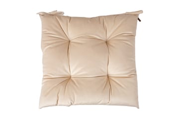 Sittdyna Velvet 40x40 cm Beige - Utemöbler & utemiljö - Dynor - Sittdyna & ryggdyna utemöbler