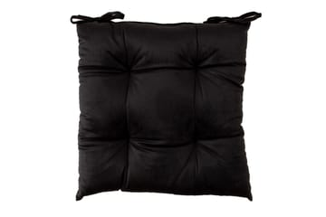 Sittdyna Velvet 40x40 cm Svart - Utemöbler & utemiljö - Dynor - Sittdyna & ryggdyna utemöbler