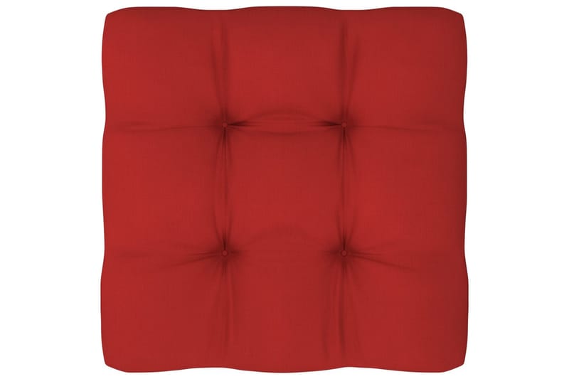 Dyna till pallsoffa röd 80x80x10 cm - Röd - Soffdyna & bänkdyna utemöbler