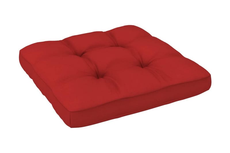 Dyna till pallsoffa röd 70x70x10 cm - Röd - Soffdyna & bänkdyna utemöbler