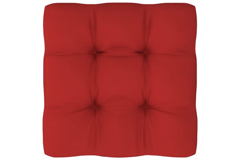 Dyna till pallsoffa röd 70x70x10 cm - Röd - Soffdyna & bänkdyna utemöbler
