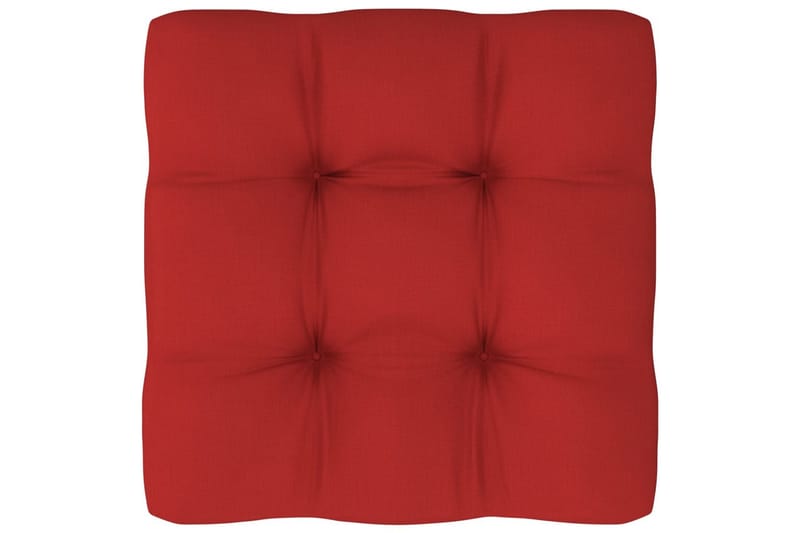 Dyna till pallsoffa röd 70x70x10 cm - Röd - Soffdyna & bänkdyna utemöbler