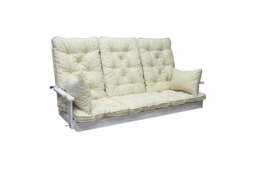 Soffdyna med ryggstöd Maxi Hög Rygg med Sidokuddar Beige - Beige - Utemöbler & utemiljö - Dynor - Soffdyna & bänkdyna utemöbler