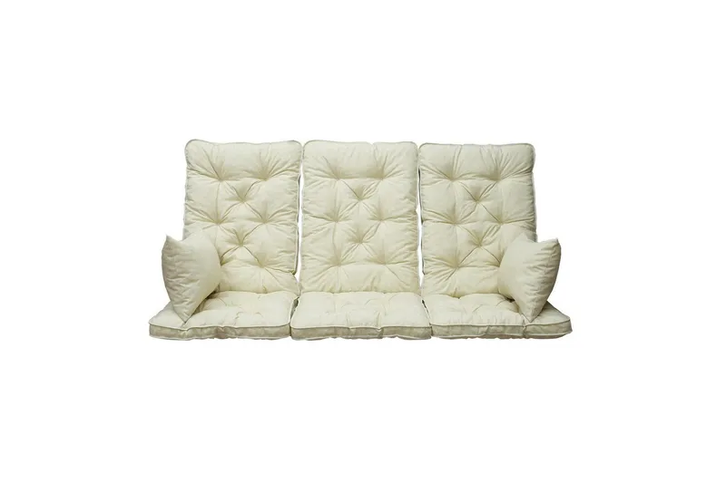 Soffdyna med ryggstöd Maxi Hög Rygg med Sidokuddar Beige - Beige - Utemöbler & utemiljö - Dynor - Hammockdynor