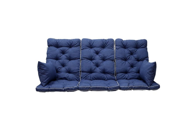 Soffdyna med ryggstöd Maxi Hög Rygg med Sidokuddar Blå - Blå - Utemöbler & utemiljö - Dynor - Hammockdynor