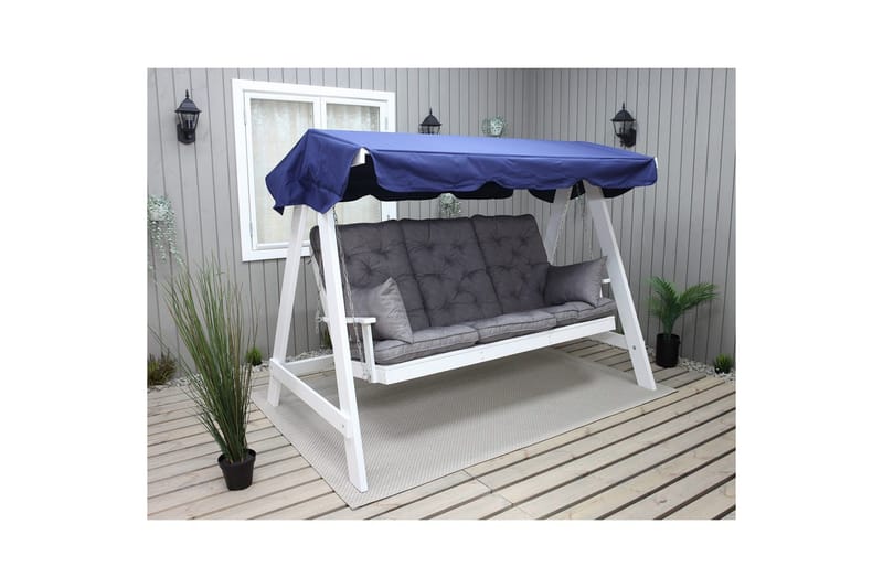 Soffdyna med ryggstöd Maxi Hög Rygg med Sidokuddar - Grå - Utemöbler & utemiljö - Dynor - Hammockdynor