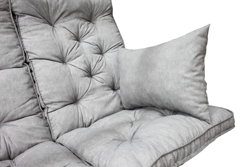 Soffdyna med ryggstöd Maxi Hög Rygg med Sidokuddar - Grå - Utemöbler & utemiljö - Dynor - Hammockdynor