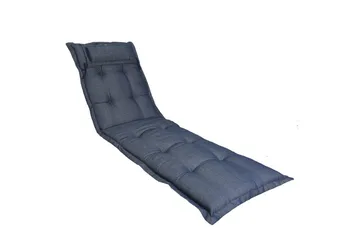 Solsängsdyna Fritab Tjock med Nackkudde - Blåmetallic - Utemöbler & utemiljö - Dynor - Solsängsdynor