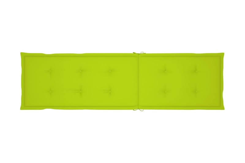 Solsängsdyna ljusgrön (75+105)x50x3 cm - Grön - Solsängsdynor