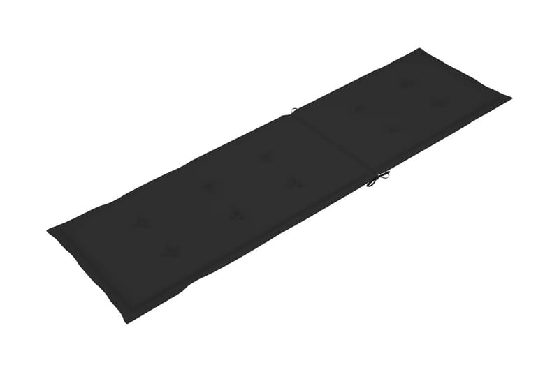 Solsängsdyna svart (75+105)x50x3 cm - Svart - Solsängsdynor