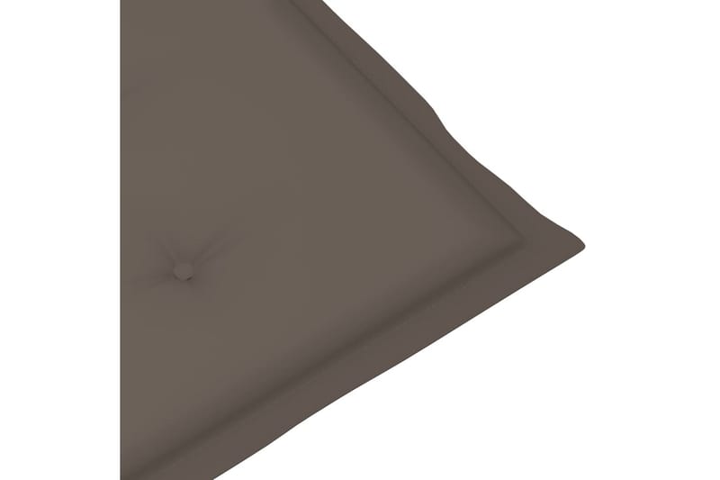 Solsängsdyna taupe (75+105)x50x3 cm - Brun - Solsängsdynor