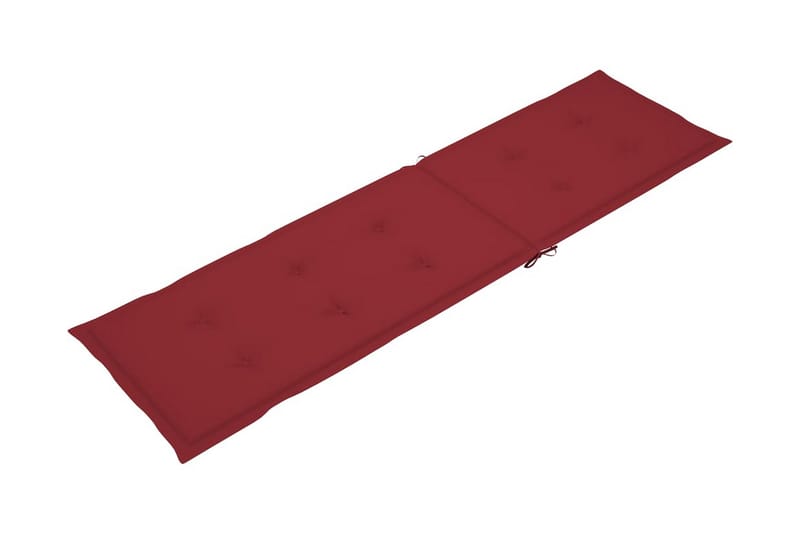 Solsängsdyna vinröd (75+105)x50x3 cm - Röd - Solsängsdynor
