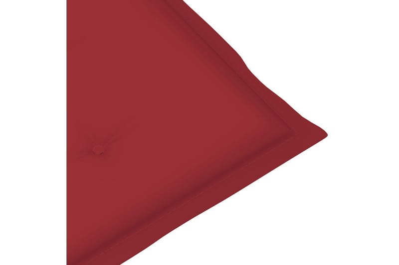 Solsängsdyna vinröd (75+105)x50x3 cm - Röd - Solsängsdynor