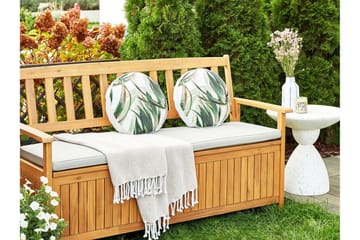 Sorel Utomhuskudde 40 cm Rund - Grön/Vit - Utemöbler & utemiljö - Dynor - Utomhuskuddar